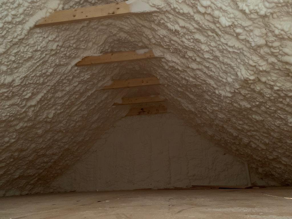 Closed-cell spray foam texture